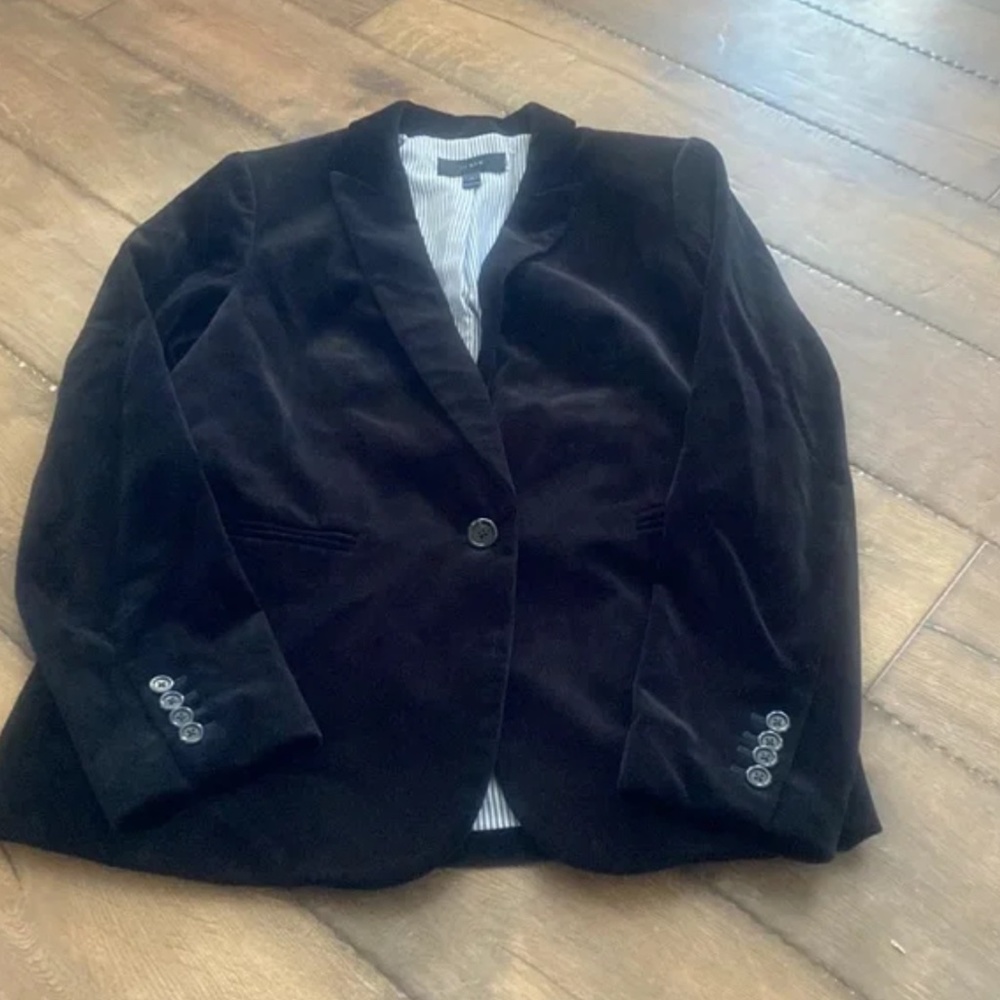 J Crew Velvet Blazer Jacket